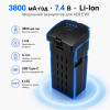 Аккумулятор для квадрокоптера AE8 EVO 7.4V 3800mAh Li-Po, продолжительность полета до 25 минут
